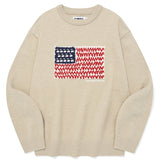 CHERRY USA GRAPHIC KNIT [BEIGE]