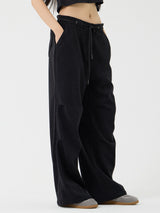 チンノンオビローライズパンツ, ブラック