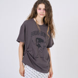 スナップルーズフィットTシャツ Charcoal