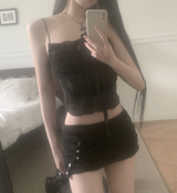 Bonir シャーリングレーストップ (Black)