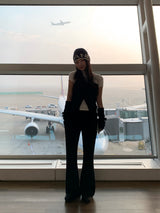 【MADE】エアポートロングブーツカットバンディングパンツ -ベーシック