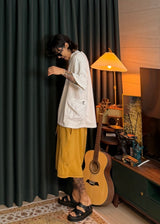 Comfy Cargo Pocket Short-Sleeve T 3COLOR