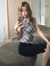 Check halter latyered T