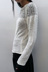 NETTING MIXED KNIT