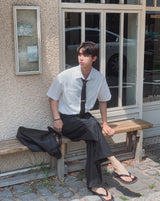 Himez Oxford Roll-up Short Sleeve Shirt