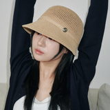 バンドペーパーニット ボンネットハット (Beige)