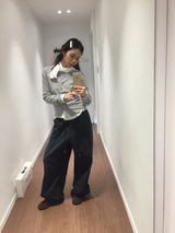 ボヤ ストリング ボタン パンツ (2color)