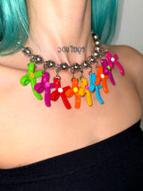 "too much too cool" custom necklace/カスタムネックレス*金属アレルギー対応
