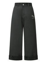RICENE CAMO ROLL UP COTTON PANTS