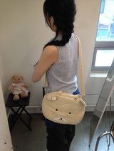 (beige)mini-hamster Shoulder Crossbag