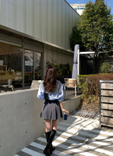 ウォンテッドプリテッドミニスカート