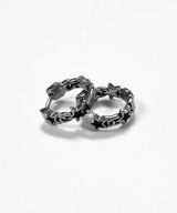 ブラックスターワンタッチイヤリングピアス 2PCS