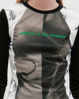 ブロックグラフィック LS Tシャツ _ BLACK