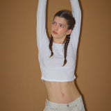 Low back crop t-shirt