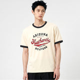 エッセンシャルスタンダード半袖リンガーTシャツアリゾナ クリーム
