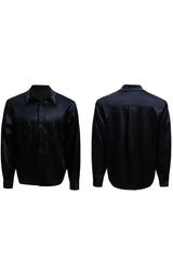 Satin Glitter Boxy Shirt