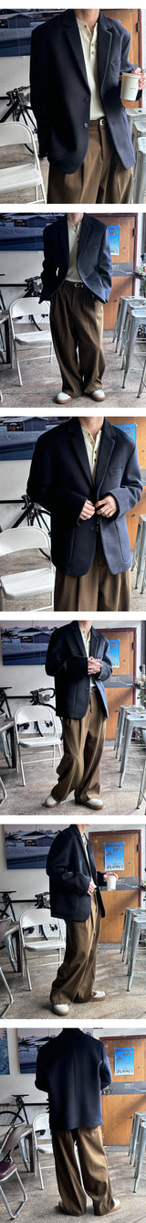 [MUSCLE FIT] Golgi muscle fit henry neck knit(4color)