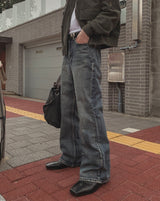 Greburn Washed Bootcut Denim