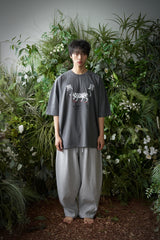 MU-WI PRT.ボックス 1/2 Tシャツ (Charcoal)