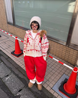 アンゴラニットピアスボネット