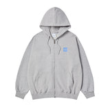 25SS BOX BASIC LOGO HOODIE ZIP UP MELLANGE
