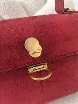 Suede Faux Leather Vintage Tote Cross Bag