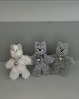 [made] big gray cat keyring