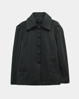 Big Button Half Coat