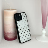 dot epoxy bumper case(white)