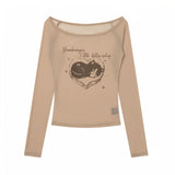ユナキャットプリントTシャツ