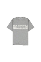 Crack Logo semi OversizedFit T-Shirt (MELANG GRAY)