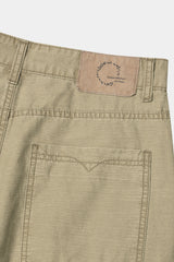 ヴィンテージ ミリタリー カプリ カーゴパンツ(Washed Beige)