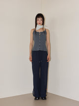 ストライプジャージベスト (BLUE)