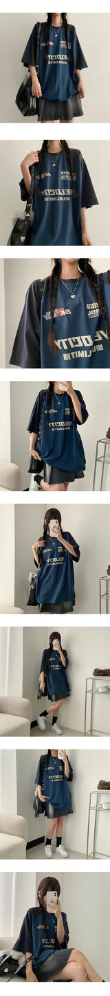CLOCK COLORED RAGAN 半袖Tシャツ