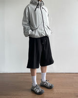 Curved Bermuda Sweatpants