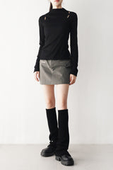 Eden zipper pants skirt