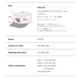 Leaf VZ Monogram Stripe Pillbox Cap / Black