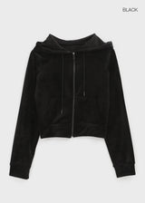 [MADE] Kubo Mink Velour Hooded Zip-up (Set Available)