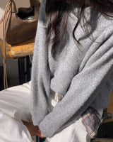 Agel wool round knit