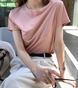 レナシルケットショートスリーブTシャツ / 8カラー