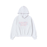 25FW WOMAN トゥインクルクロップフーディー ホワイト