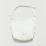 Rose knot bag_ivory