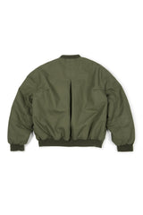WASHED BOMBER JACKET (KHAKI)
