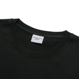 24FW チェーン刺繡スクリプトプリンティングショートスリーブTシャツ ブラック
