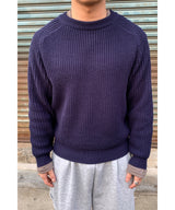 Crop saddle knit