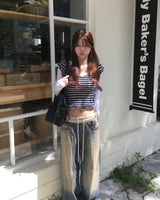 OOTJ vintage fade banding pants