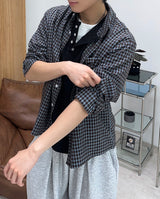 Tied Crop Check Shirt