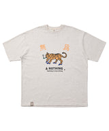 MU-WI PRT.ボックス 1/2 Tシャツ (Oatmeal)