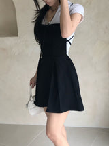Lise Back Strap Tulip Sleeveless Mini Dress