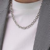 Men's ネックレスステンレススチール_CLEF ループチェーンネックレス